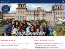 Tablet Screenshot of iscaschools.com